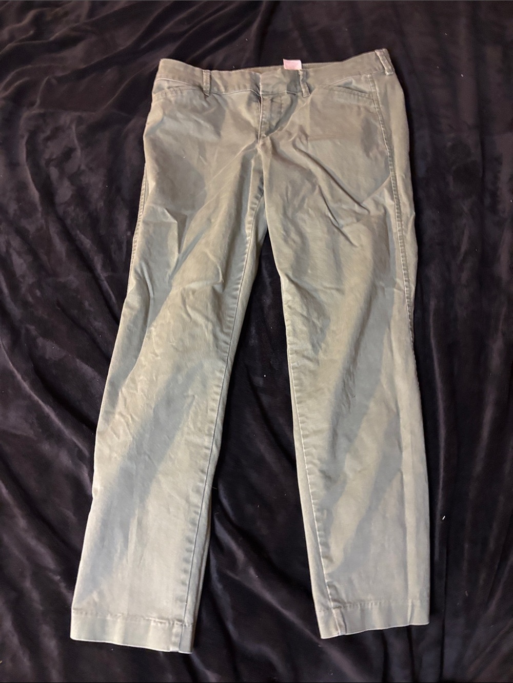 Men's Casual Straight-Leg Jeans in Light Olive